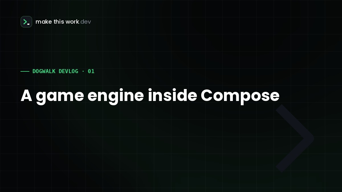 Let's Make a Game Engine Work Inside Compose Multiplatform